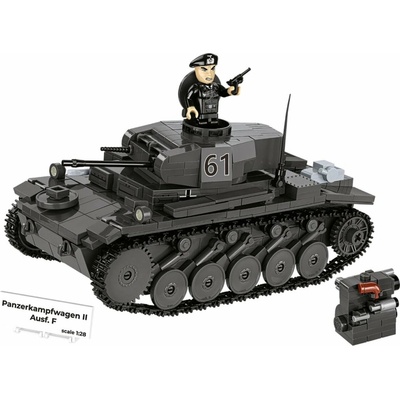 COBI 2597 II WW Panzerkampfwagen II Ausf. F, 1:28, 813 kostek