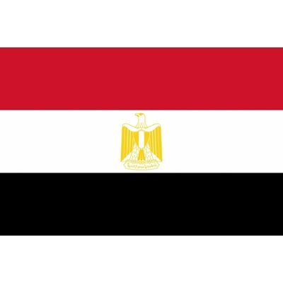 Egypt vlajka - 150 x 225 cm - tunel, karabína