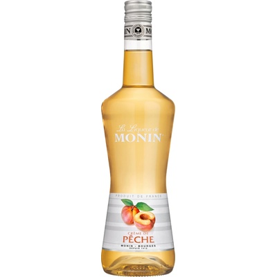 Monin La Liqueur Peach 16% 0,7 l (čistá fľaša)