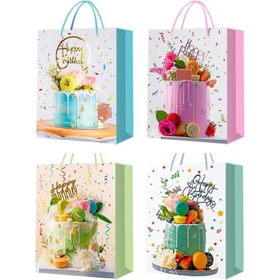 Armtoys ПОДАРЪЧНА ЧАНТА happy birthday ТОРТА 32*26*10 4 ВИДА