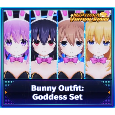 Neptunia Virtual Stars - Bunny Outfit: Goddess Set