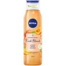 Sprchové gely Nivea Fresh Blends Apricot & Mango & Rice Milk osvěžující sprchový gel 300 ml