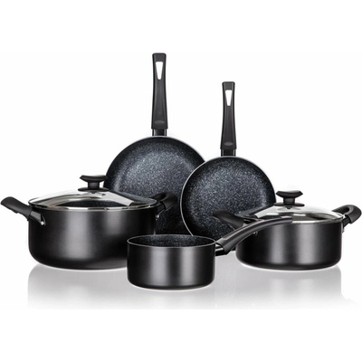 Banquet sada hlinikového riadu Black Stone 7 ks