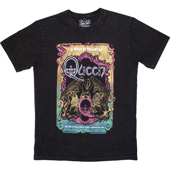 Queen Риза A Night At The Opera Tour '76 Stone Wash Unisex Black L (QUSTNW108MB03)