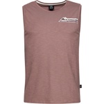 Chillaz Мъжки потник с широка презрамка Chillaz Calanques Mountain Stripes Tank top - Wine (216-8105-0213)