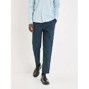 Celio Тъмно сини мъжки карирани панталони с изрязани крачоли Celio Gochecko Celio | Sin | МЪЖЕ | 30/32