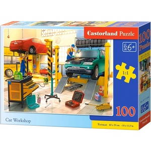Castorland Пъзел Castorland от 100 части - Автокъща (B-111206) - ozone