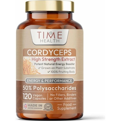 Time Health Cordyceps 50% Polysacharidů 120 kapslí