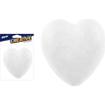 MFP Srdce polystyrénové 100 mm biela 1042288