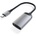 Satechi Aluminum 4K USB-C to HDMI Adapter - адаптер с поддръжка на 4K за свързване от USB-C към HDMI (тъмносив)