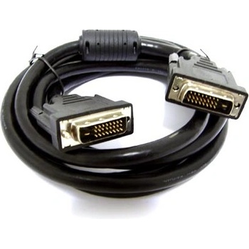 Oem dvi-d към dvi-d m/m видеокабел 3 м черен с двойна връзка xdvikabdvidual3 (xdvikabdvidual3)