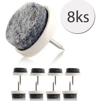 Weikang No.81292 Plstená podložka na stoličky 2,8cm 8 ks