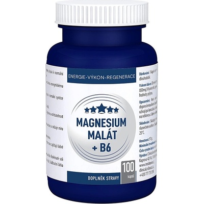 CLINICAL Magnesium malát + B6 100 kapsúl