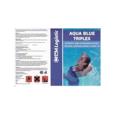 CHEM APPLICATION Aqua Blue Triplex multifunkční tablety 1 kg