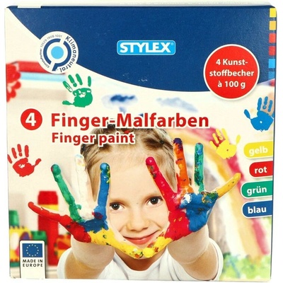 Stylex Prstové barvy 4 x 100 ml