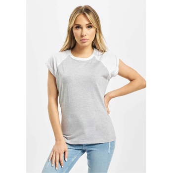 DEF Тениска DEF Niko T-Shirt lightgrey/white XSUB-DFTS114-02922 - Тъмносив, размер XS