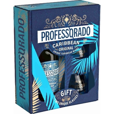 Professorado Caribbean Original 38% 0,5 l (čistá fľaša)