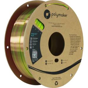 Polymaker PolyLite Dual Silk PLA Aubergine Lime-Magenta - 1, 75 mm / 1000 g (PA03022)