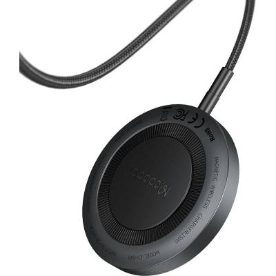 Mcdodo Безжично зарядно - Mcdodo (CH-5490) - магнитно, за iPhone, 15W, 1m - Черен
