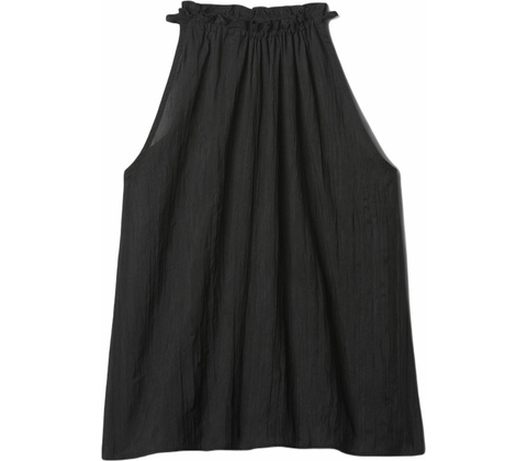 GAP CRINKLE Černá XXS