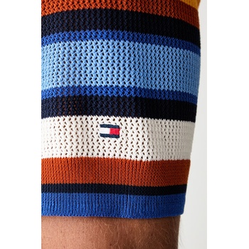 Tommy Hilfiger тениска с яка мъжка с памук (MW0MW43250)