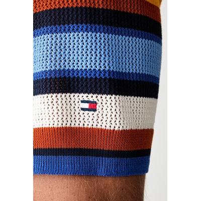 Tommy Hilfiger тениска с яка мъжка с памук (MW0MW43250)
