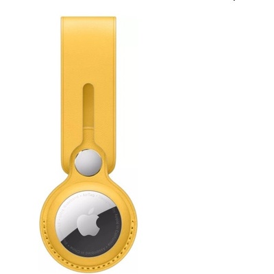 Apple AirTag Leather Loop Meyer Lemon mm003zm/a