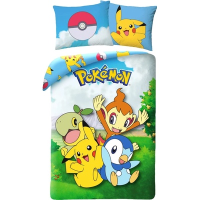 Halantex Obliečky Pokémon Friends POK-679BL 140x200 70x90