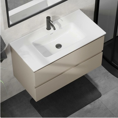 BATH DELUXE Kúpeľňová skrinka s umývadlom KENWOOD 91 cm Marakesh/biela BT0123+BT0230