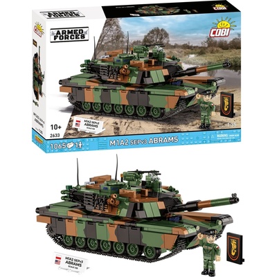 Cobi 2633 Armed Forces M1A2 Abrams SEPv3, 1:35, 1065 k, 1 f – Zboží Dáma