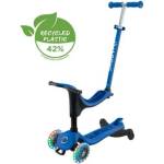 Globber Тротинетка 4 в 1 globber go up sporty lights 360° - синя (456-600) - mousetoys Тротинетка, скутер