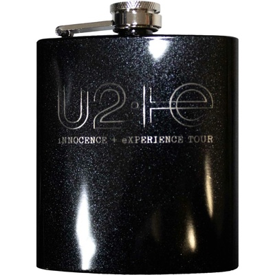 Fľaša U2 - Logo, Čierna,Univerzálna