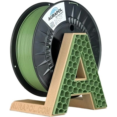 Aurapol PET-G Recycled Filament Herb Green1 kg 1,75 mm