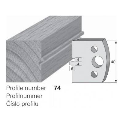 IGM profil 074 - pár omezovačů 40x4mm SP