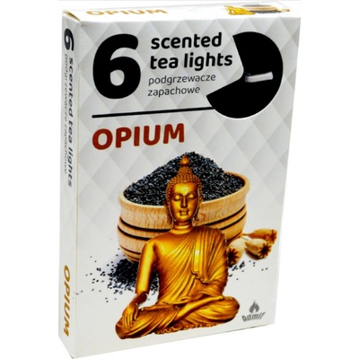 Admit Tea Lights Opium 6 ks