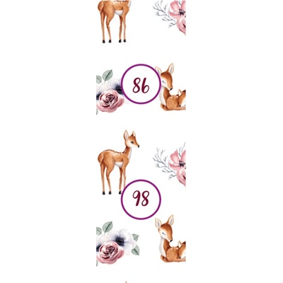 Takoy Veľkostný štítok na oblečenie set 10ks - Nature / príroda 86