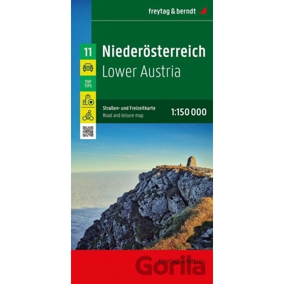 Niederösterreich, Straßen- und Freizeitkarte 1:150.000, freytag & berndt