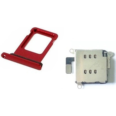 iPhone 11 dual čítačka SIM+tray červená