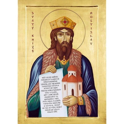 Sv. Rostislav (ikona 379) Rozměry cm: C - 16x20cm