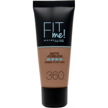 Maybelline Fit Me! Matte+Poreless matující make-up pro normální a mastnou pleť 360 30 ml