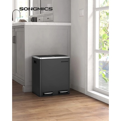 Songmics LTB60BK černý 2 x 30 l