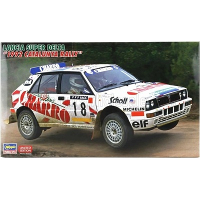 HASEGAWA LANCIA DELTA HF INTEGRALE N 18 RALLY CATALUNYA 1992 J.PURAS - A.ROMANI 1:24