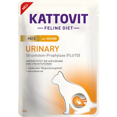 Kattovit Urinary Paté 30 × 85 g kuracie