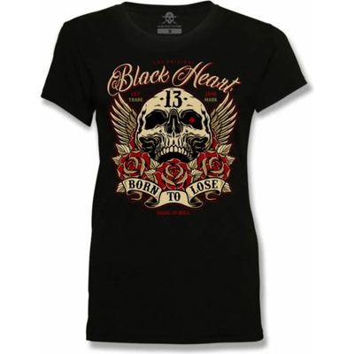 Black heart дамска тениска black heart - born to lose - ЧЕРЕН - 12615