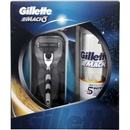 Gillette Mach 3 Sensitive + Pěna na holení 250 ml dárková sada