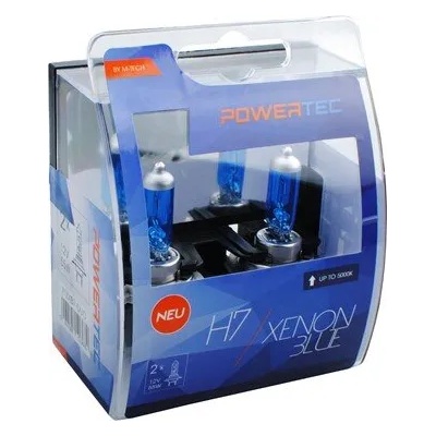 m-tech Powertec Xenon Blue H7 12V халогенни крушки к-т (PTZXB7-DUO H7)