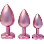 DreamToys Gleaming Love Plug Set Matte Pink