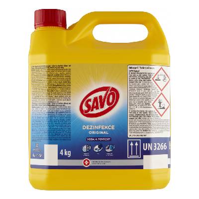 Savo Original dezinfekce vody a povrchů účinně odstraňuje 99,9% bakterií 4 kg