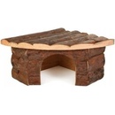 Trixie Jesper Dřevěný dům rohový pro králíka 42 x 15 x 30 cm