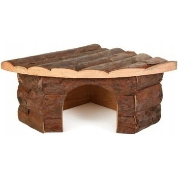 Trixie Jesper Dřevěný dům rohový pro králíka 42 x 15 x 30 cm